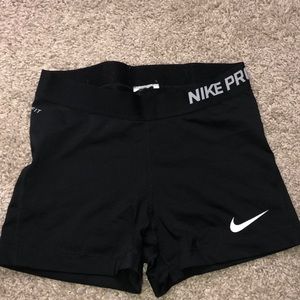 Black nike pro dri fit spandex